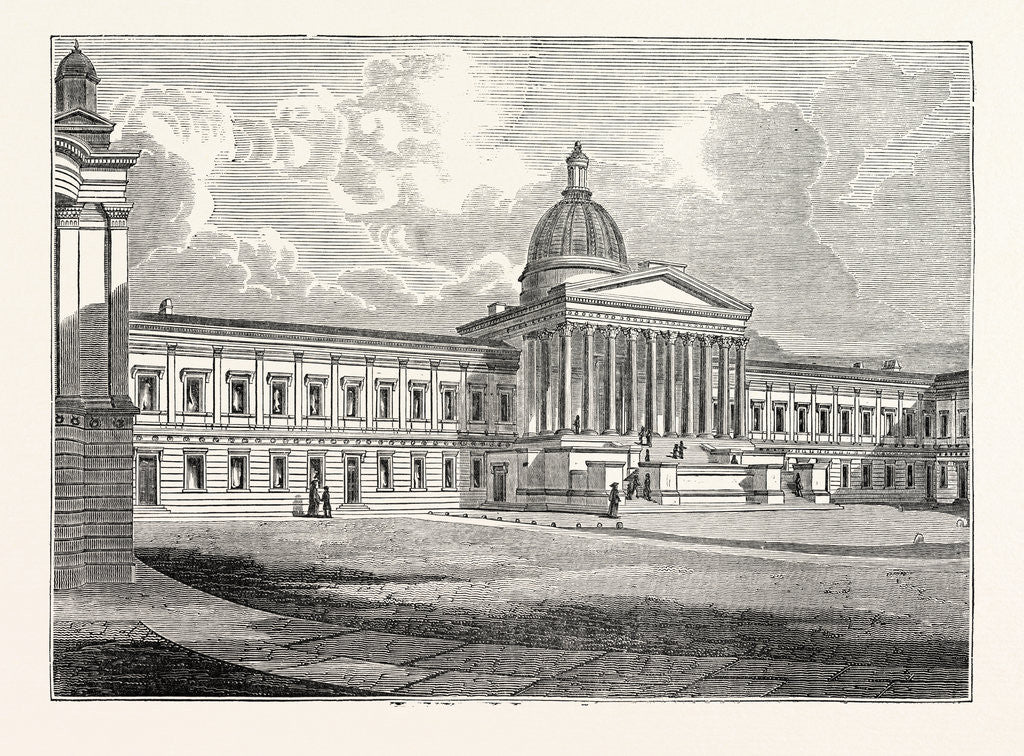 Detail of Principal Front of the University of London by Anonymous