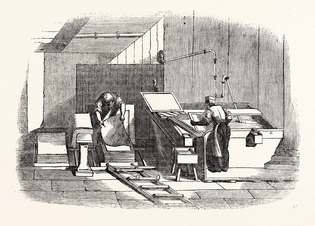 Detail of Paper Making by Hand by Anonymous
