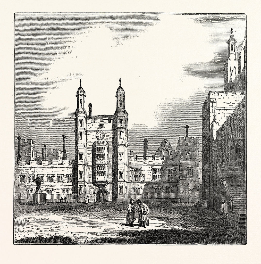 Detail of Quadrangle of Eton College by Anonymous