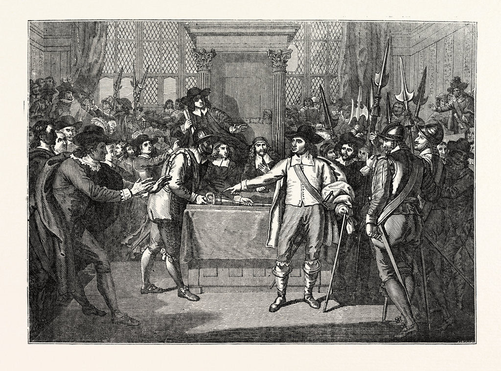 Detail of Cromwell Dissolving the Long Parliament by Anonymous