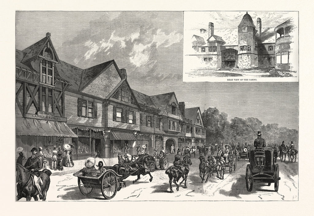 Detail of Newport Casino. Drawn C. Graham by Anonymous