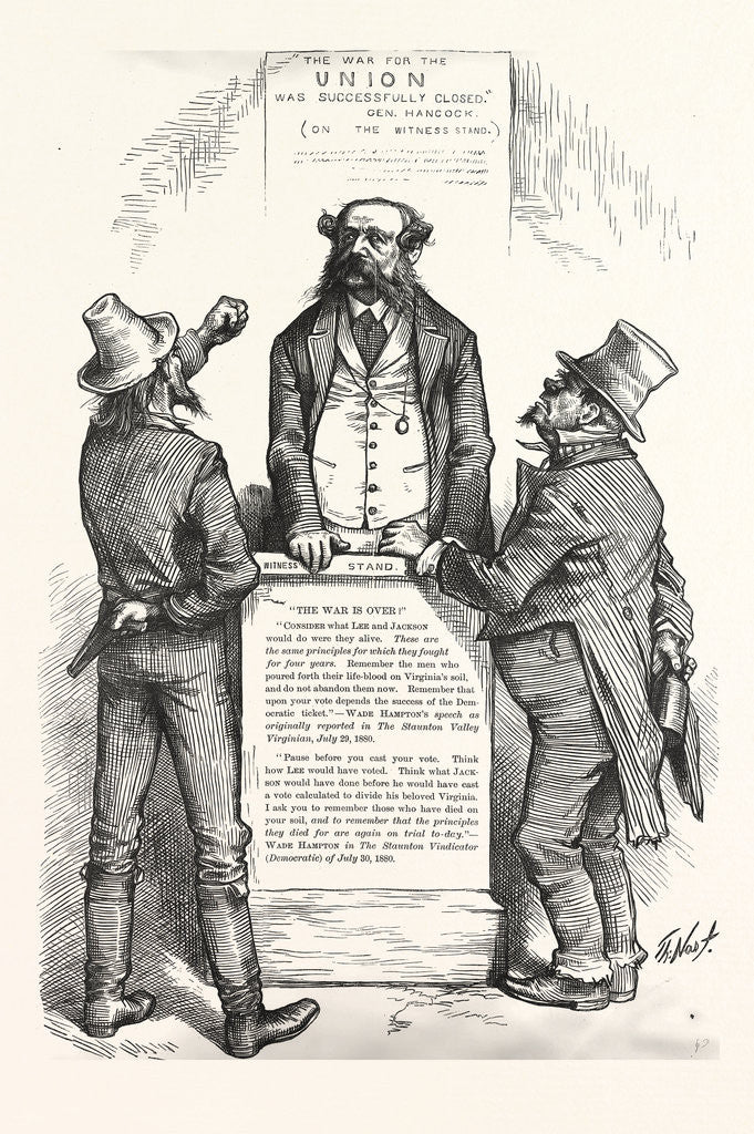 Detail of Wade Hampton's Dilemma by Anonymous