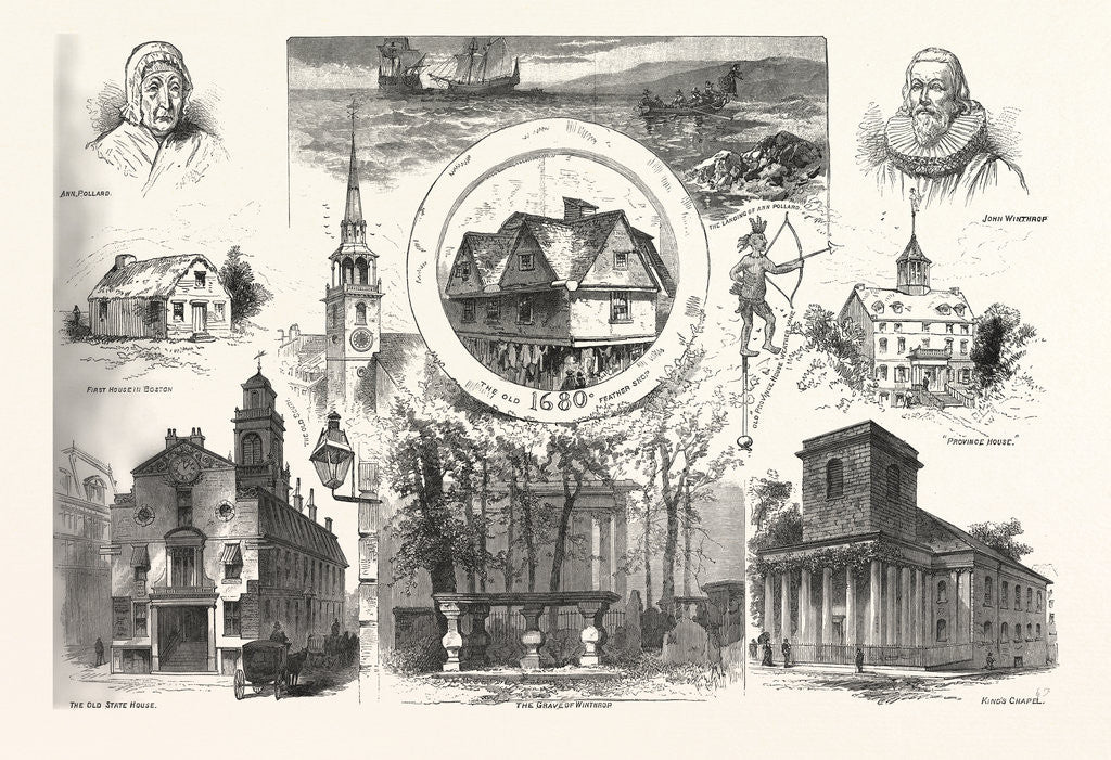 Detail of Antique Boston by Anonymous