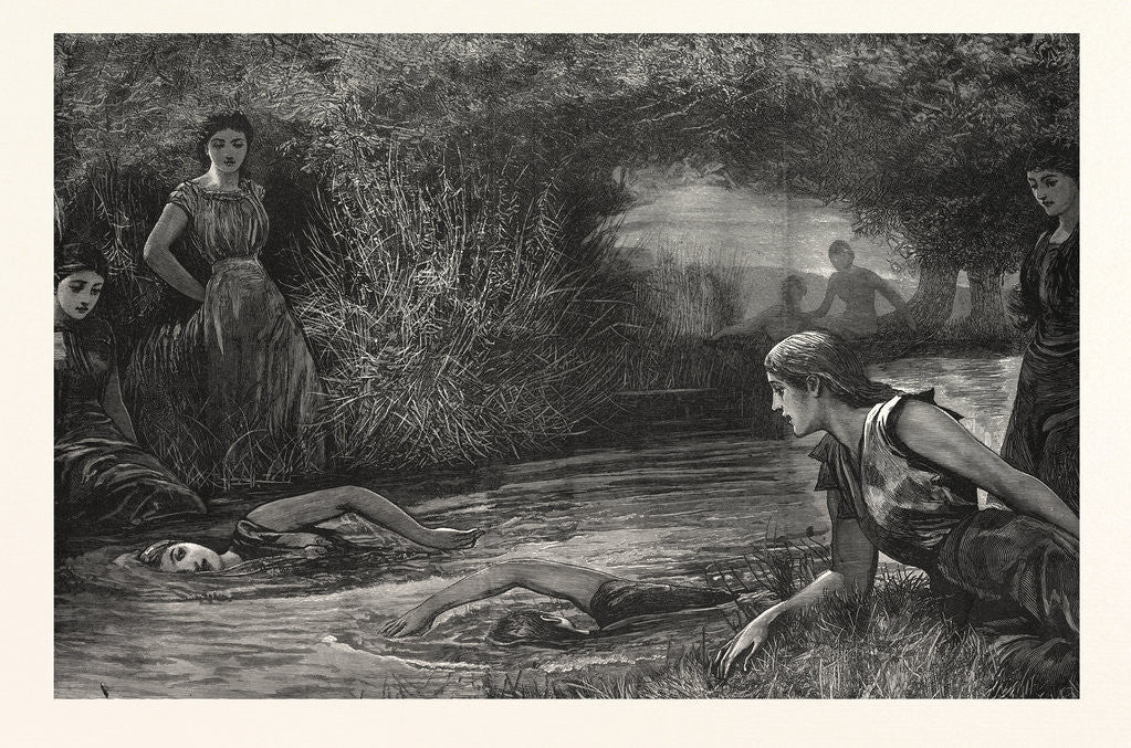 Detail of Swimming a La Mode by Anonymous