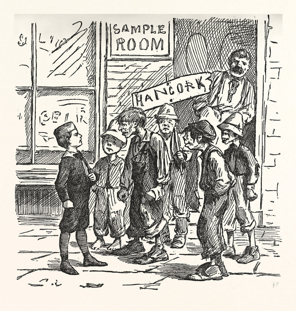 Detail of Look Loike Wan of Thim Dirty Republicans an If Yer Don't Shout Me Fader and Hancock, I'Ll Black Eye of Ye by Anonymous