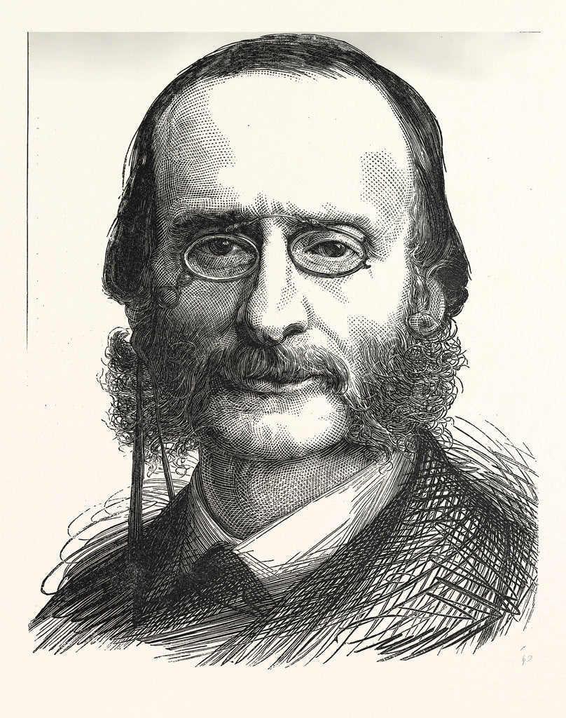 Detail of Jacques Offenbach by Anonymous