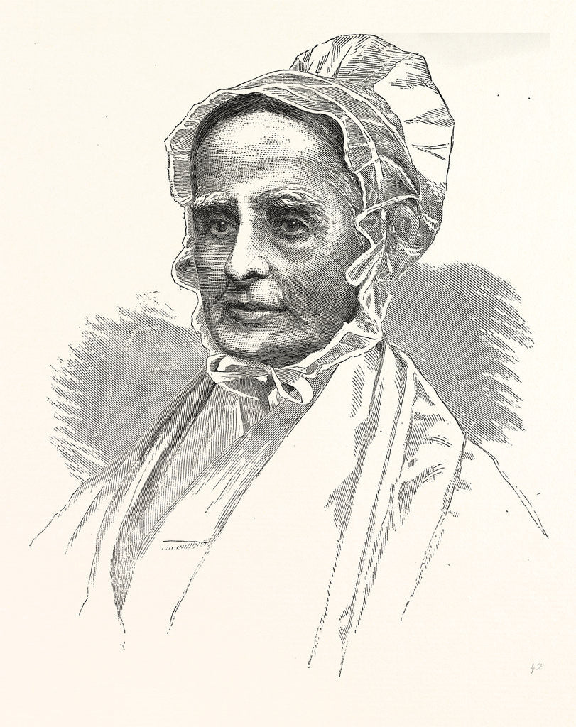 Detail of Lucretia Mott, Philadelphia by Anonymous