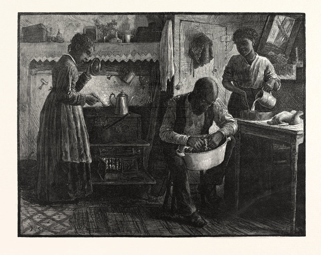 Detail of Preparing Thanksgiving Dinner.-Drawn S. G. Mccutcheon by Anonymous