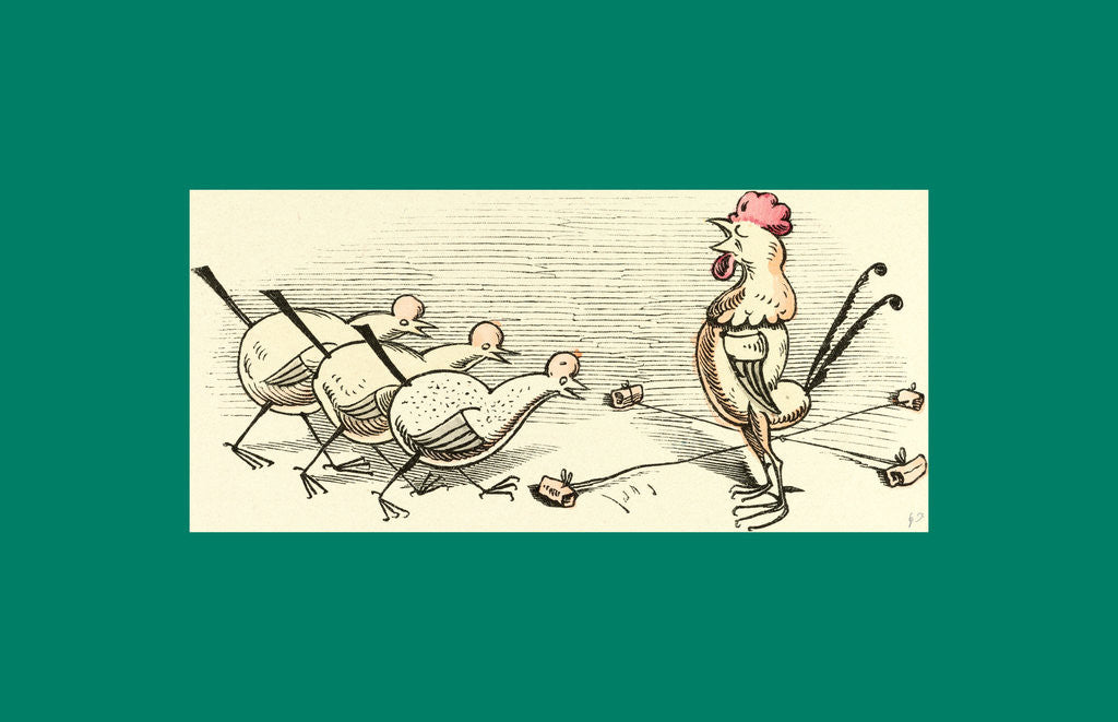 Detail of Schnaken and Schnurren, 1866, Mosquitoes and Purring by Anonymous