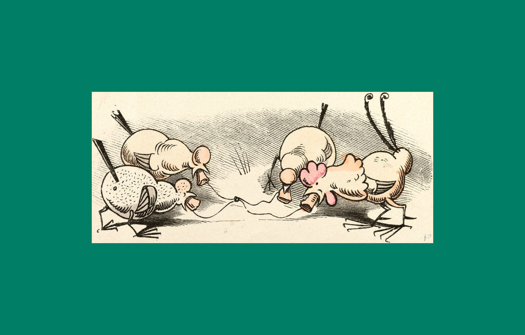 Detail of Schnaken and Schnurren, 1866, Mosquitoes and Purring by Anonymous