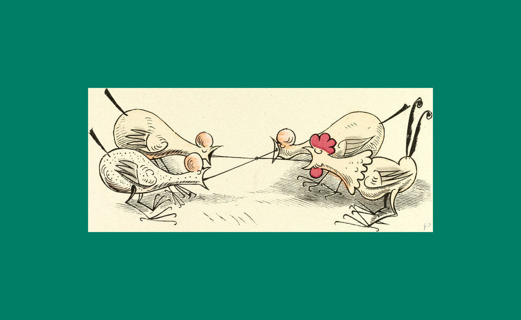 Detail of Schnaken and Schnurren, 1866, Mosquitoes and Purring by Anonymous