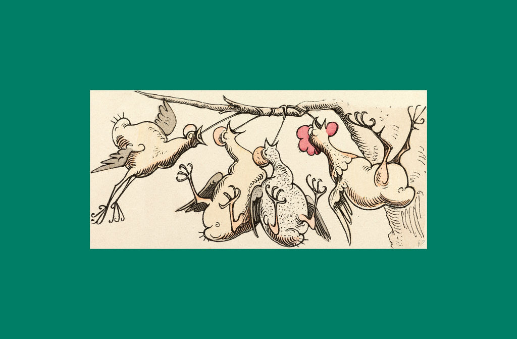 Detail of Schnaken and Schnurren, 1866, Mosquitoes and Purring by Anonymous