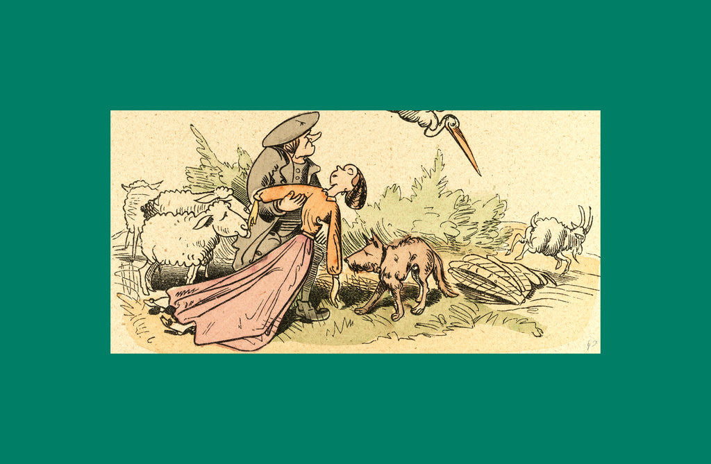 Detail of Schnaken and Schnurren, 1866, Mosquitoes and Purring by Anonymous