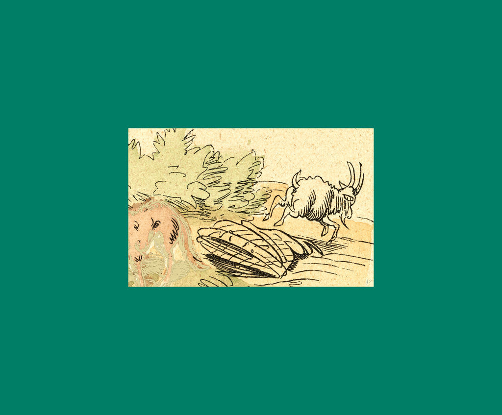 Detail of Schnaken and Schnurren, 1866, Mosquitoes and Purring by Anonymous