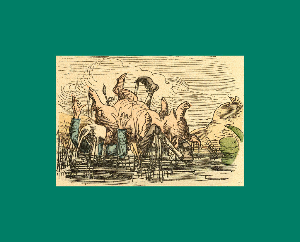 Detail of Schnaken and Schnurren, 1866, Mosquitoes and Purring by Anonymous