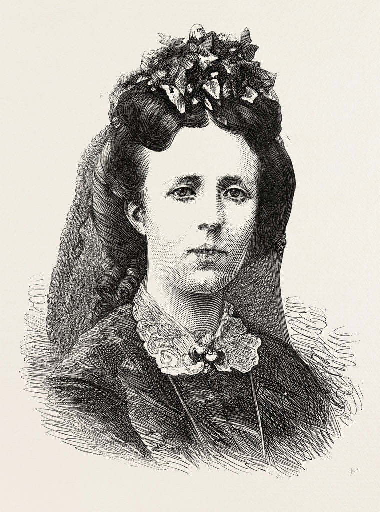 Detail of The Coronation of the King of Norway at Trondheim: Sophia, Queen of Sweden and Norway by Anonymous