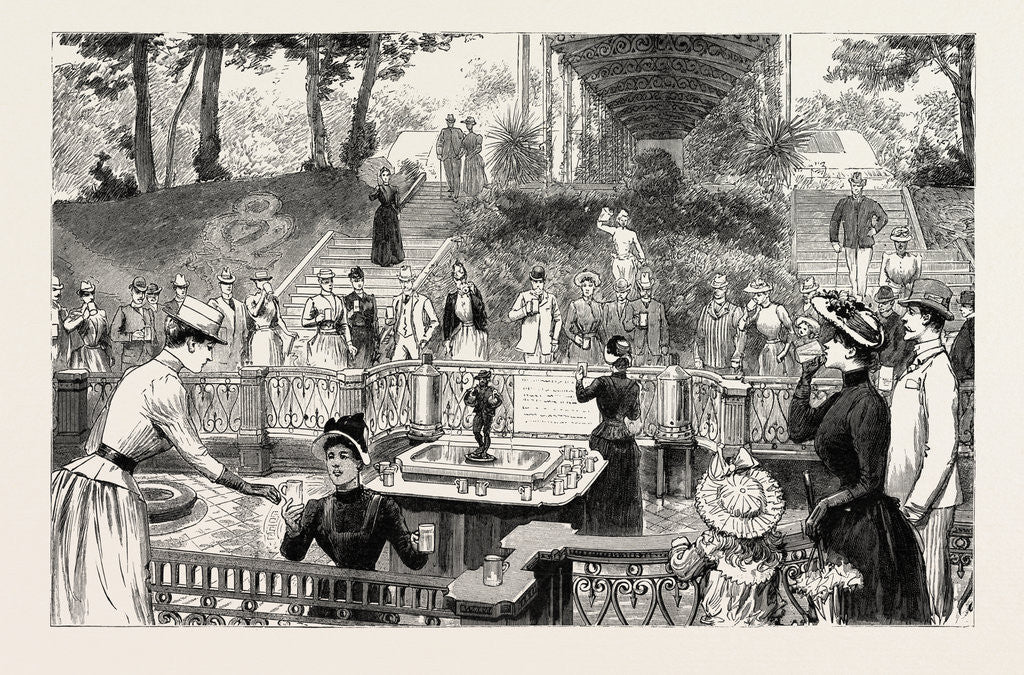 Detail of Bad Homburg Vor Der Hohe, Germany: The Elizabeth Spring by Anonymous