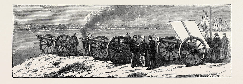 Detail of Artillery Experiments Before M. Thiers by Anonymous