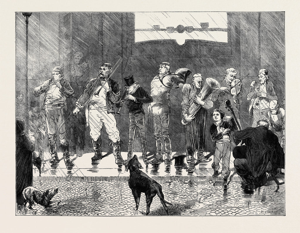 Detail of A German Band by Anonymous