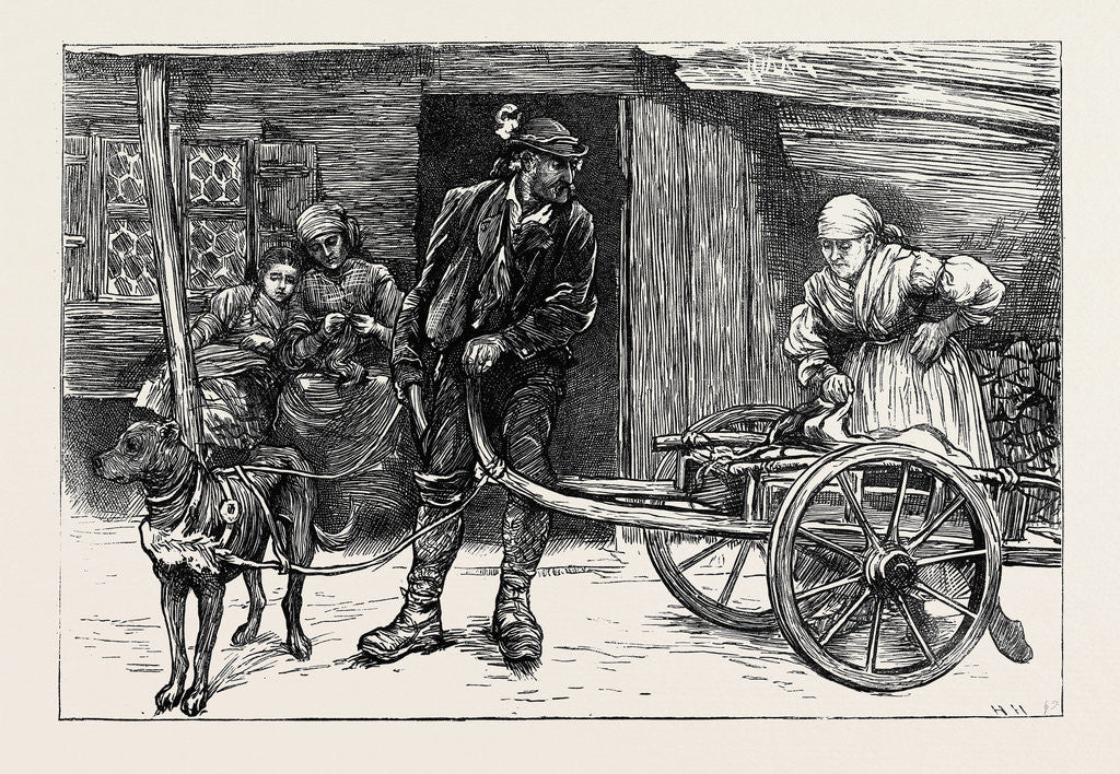 Detail of A Mountain Cheesemonger in Tyrol by Anonymous