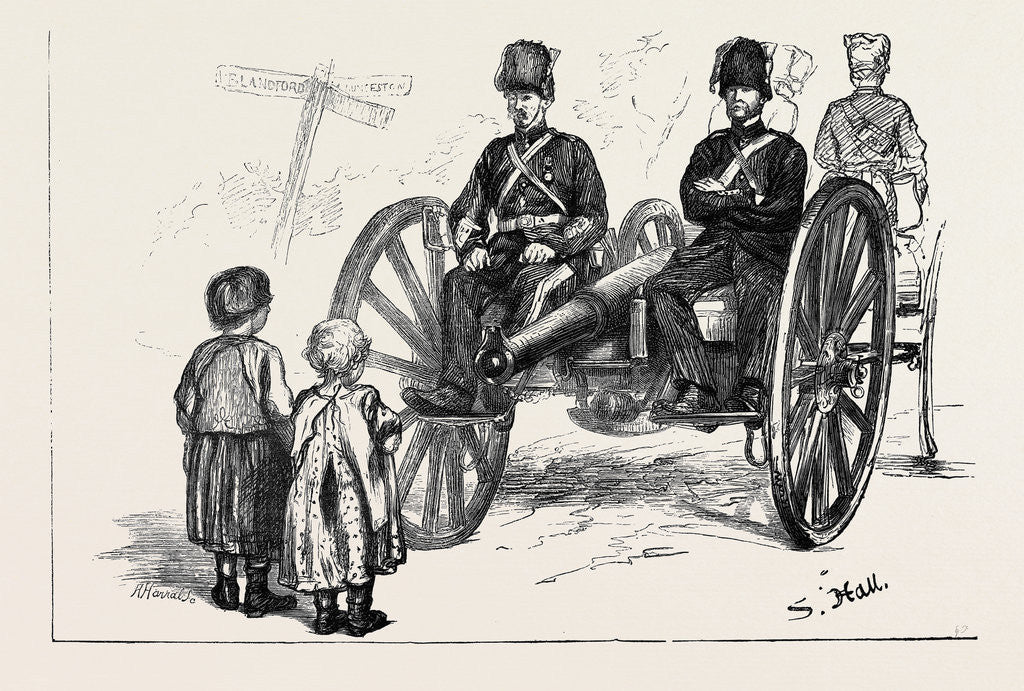 Detail of The Autumn Manoeuvres: Enfants De La Patrie by Anonymous