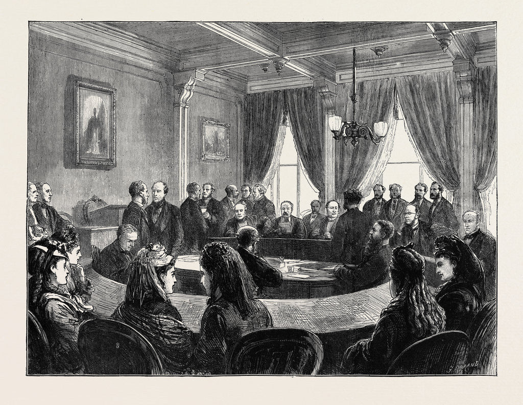 Detail of The Final Award; Last Sitting of the Geneva Court of Arbitration by Anonymous