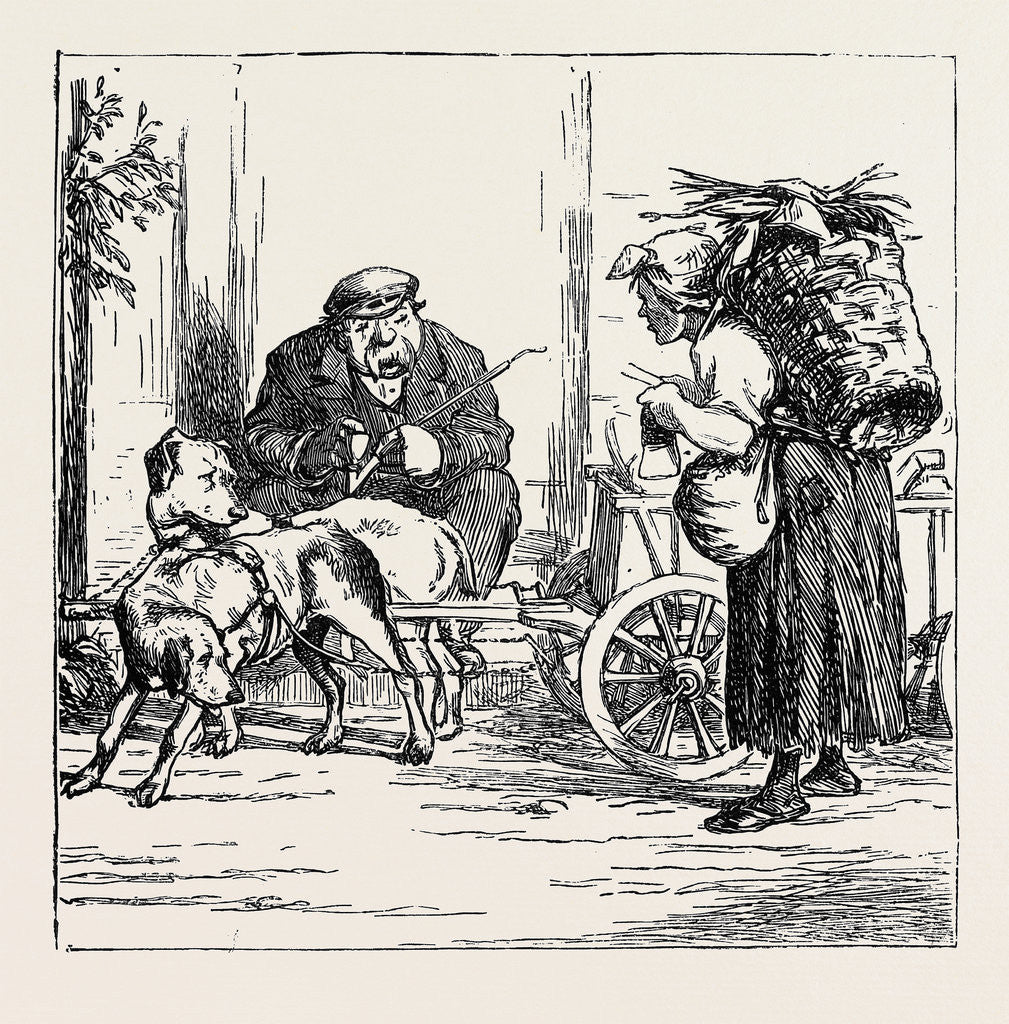 Detail of In the Harz Mountains: Slaves of the Harz by Anonymous