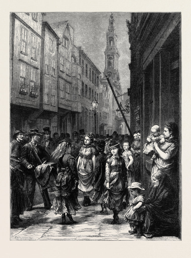 Detail of Low Life: Drury Lane by Anonymous