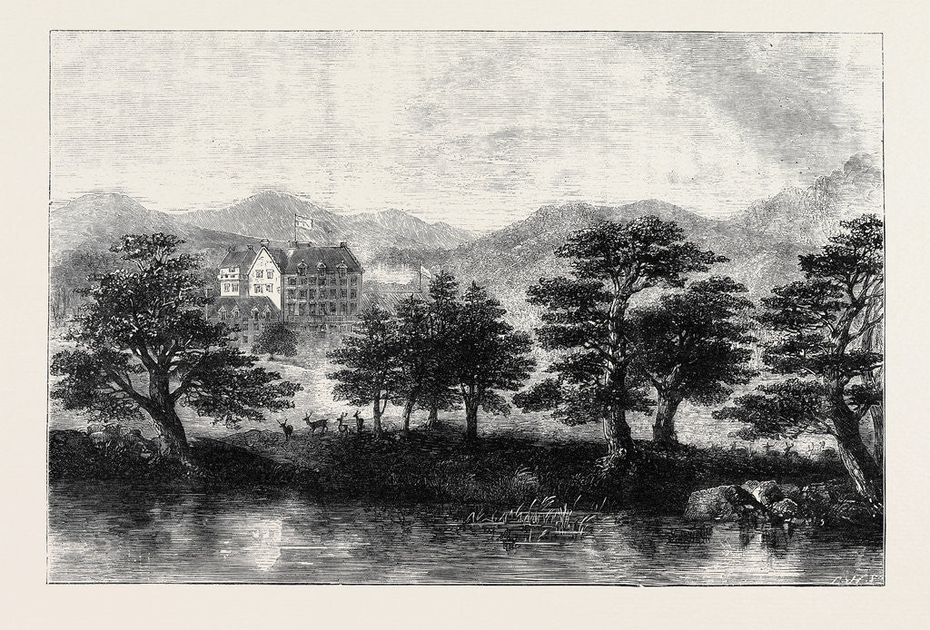 Detail of The Coming of Age of Viscount Reidhaven: Castle Grant, Inverness-Shire by Anonymous