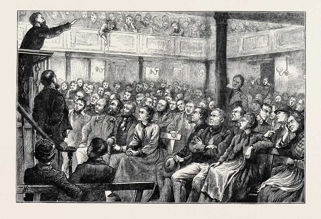 Detail of The Street-Vendors' Question: A Costermongers' Meeting in St. Luke's by Anonymous