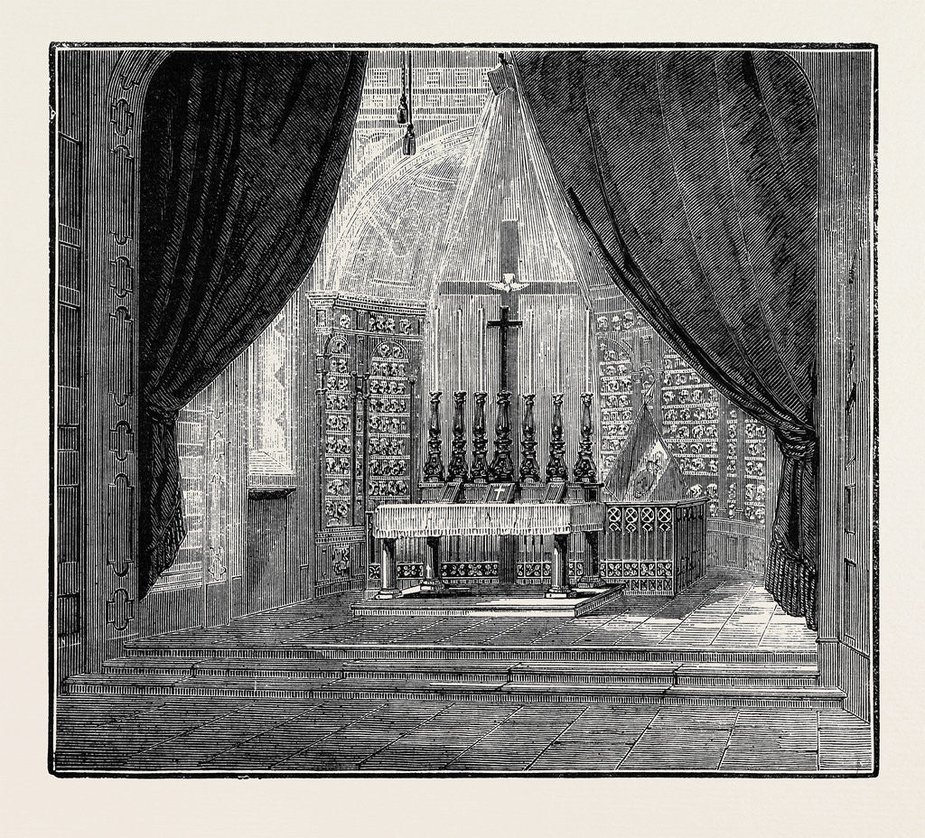 Detail of A Visit to the Battlefield of Solferino: High Altar in the Ossuary, Solferino by Anonymous