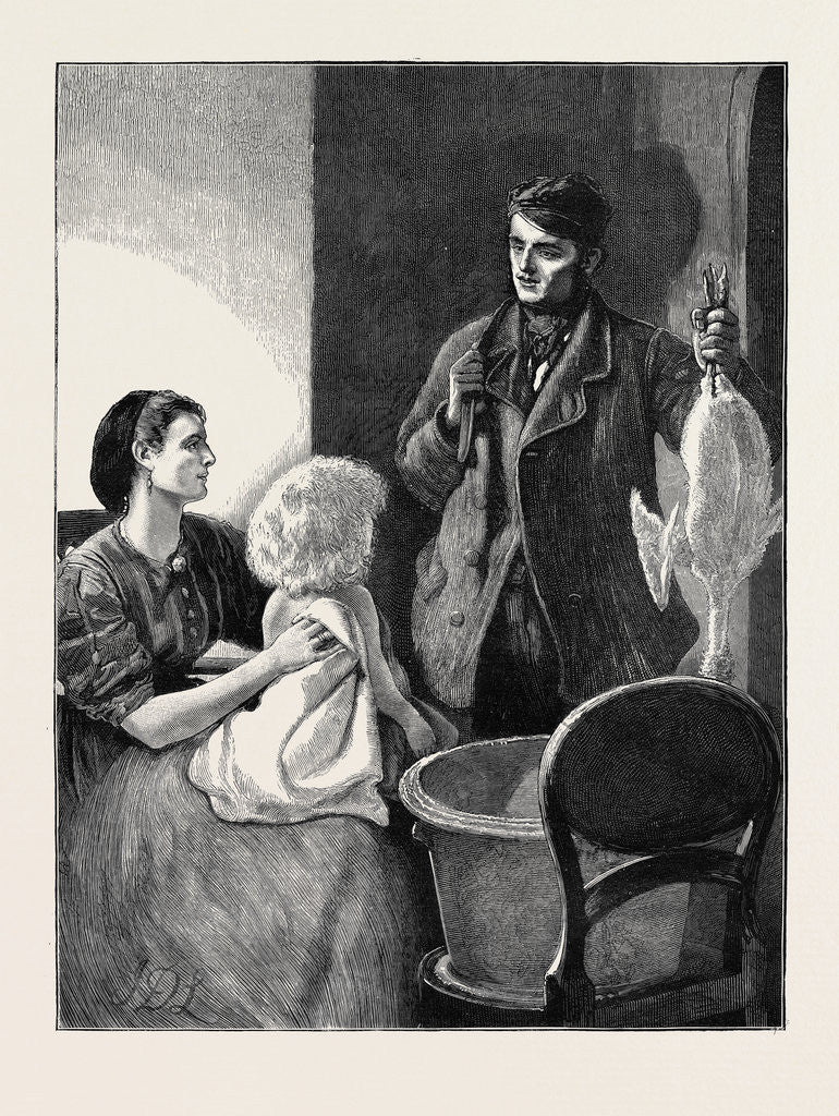 Detail of A Prize from the Christmas Goose Club by Anonymous