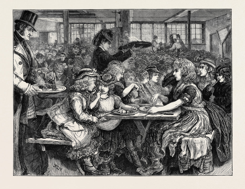 Detail of The Young Ravens, a Friday Dinner at Great Queen Street by Anonymous