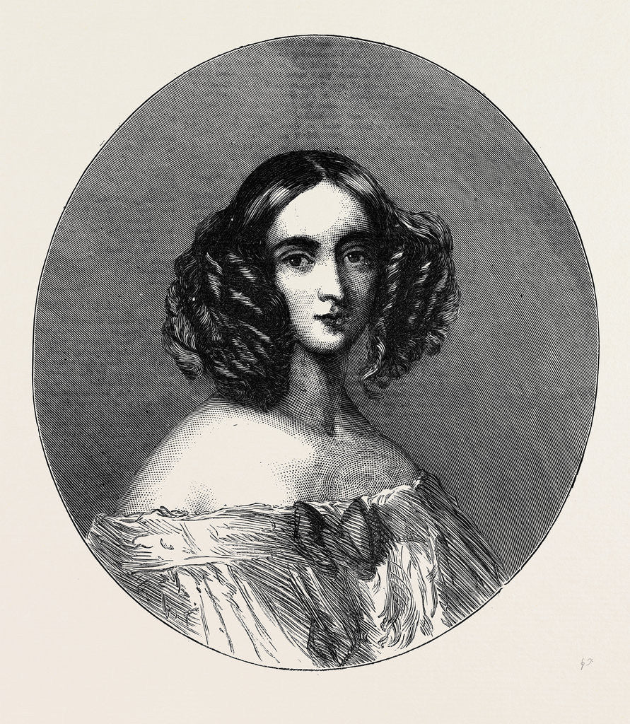 Detail of The Late Viscountess Beaconsfield by Anonymous