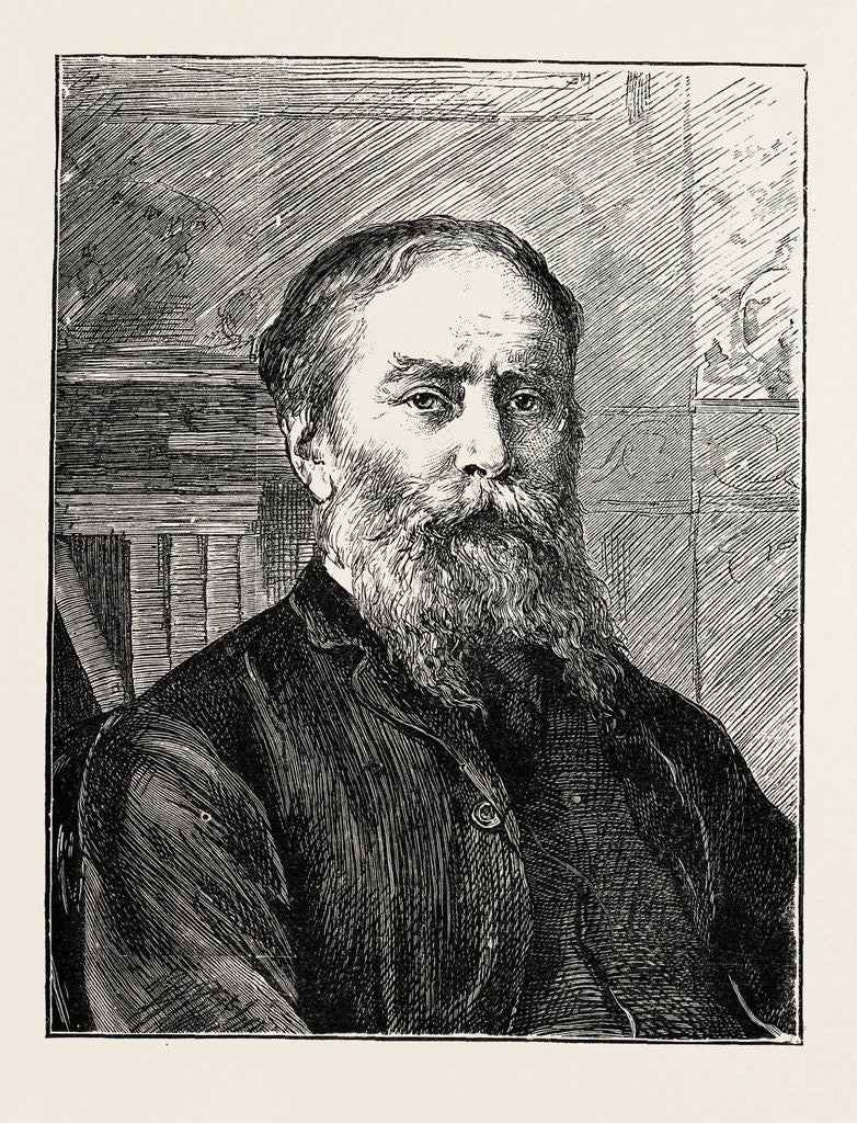 Detail of The Late Mr. James Russell Lowell by Anonymous