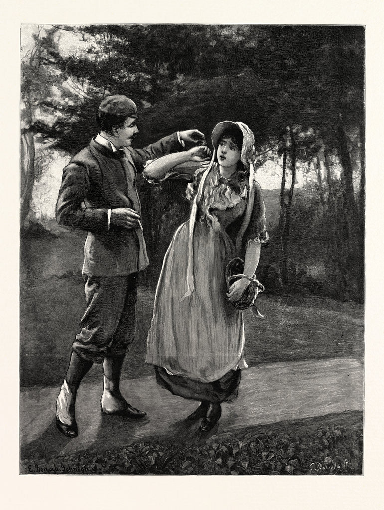 Detail of Tess of the D'Urbervilles: I Would Rather Take It, Sir, in My Own Hand by Anonymous