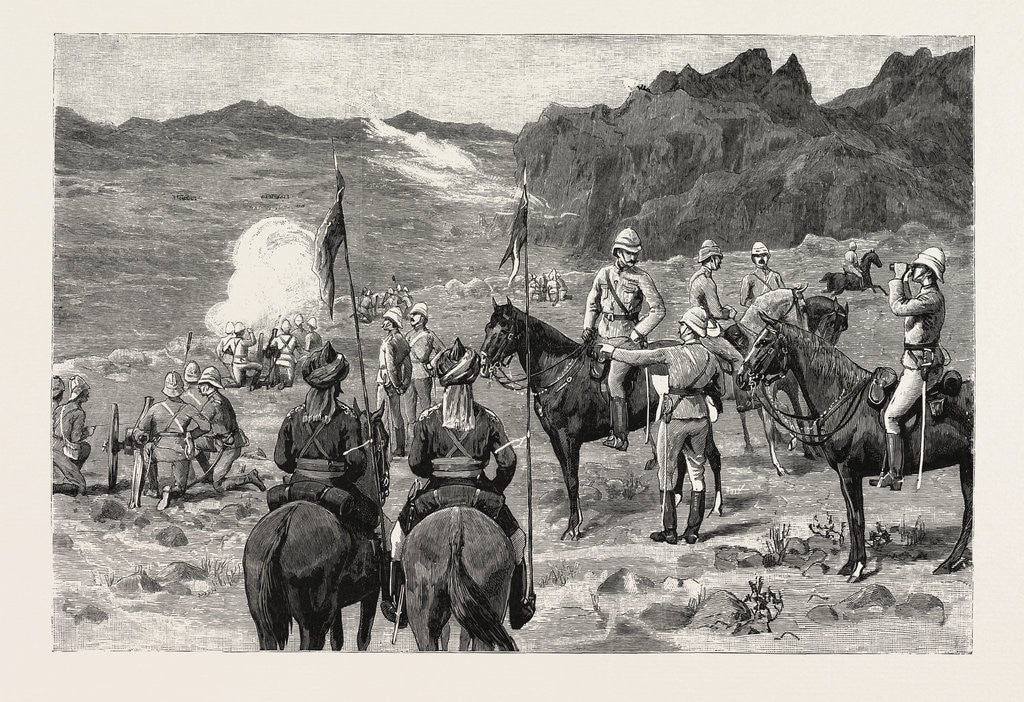 Detail of The Attock Manoeuvres: View from the Left Flank of the South Lines of Defence Looking West by Anonymous