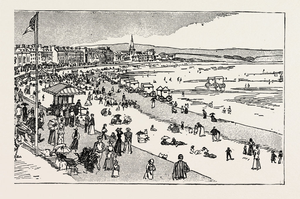 Detail of The Sands, Weymouth by Anonymous