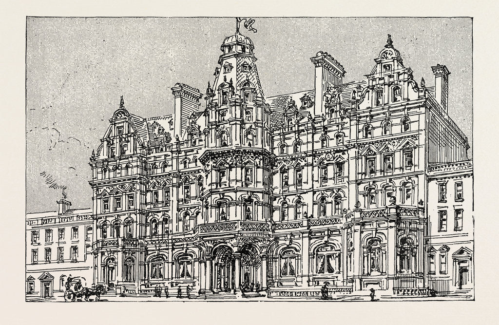 Detail of Weymouth: View of the Proposed New Grand Hotel by Anonymous