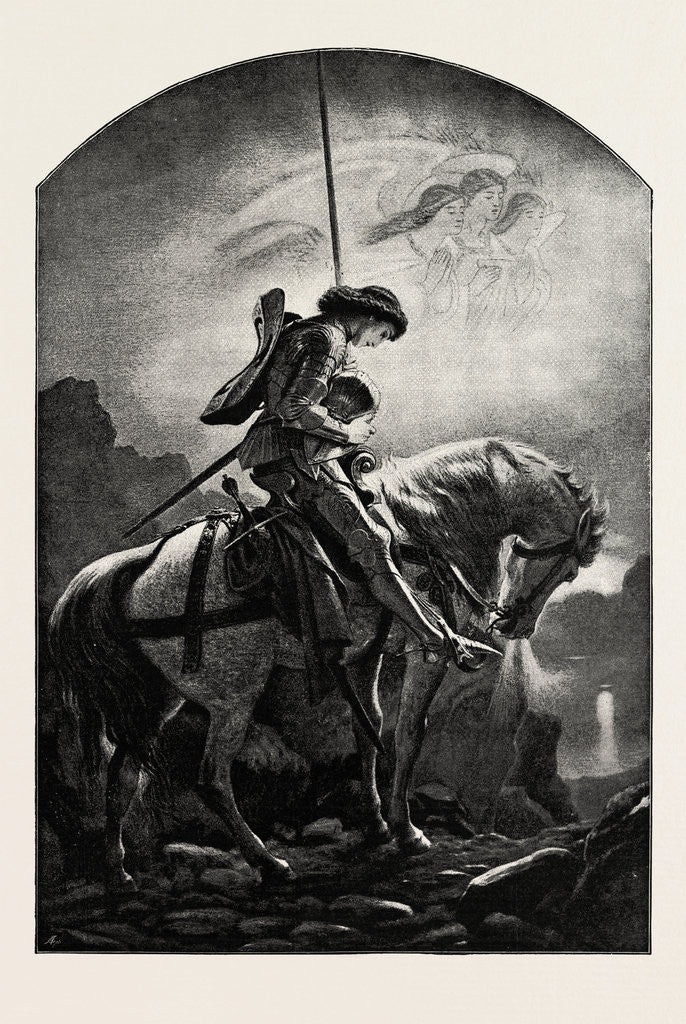 Detail of Sir Galahad and the Vision of the Holy Grael by Anonymous