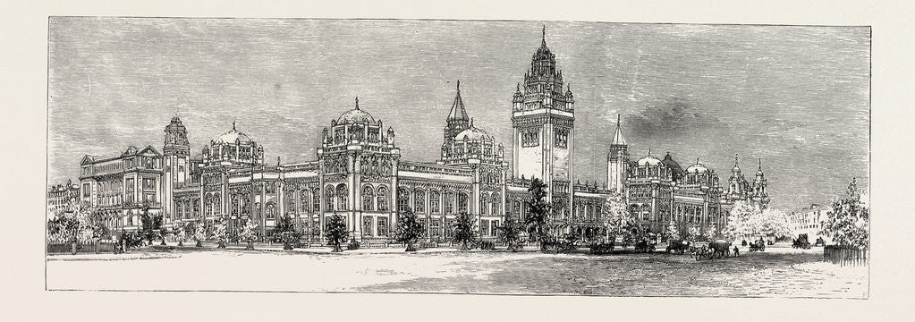 Detail of The South Kensington Museum Competition: Mr. Aston Webb's Design, which Has Been Accepted by the Government by Anonymous