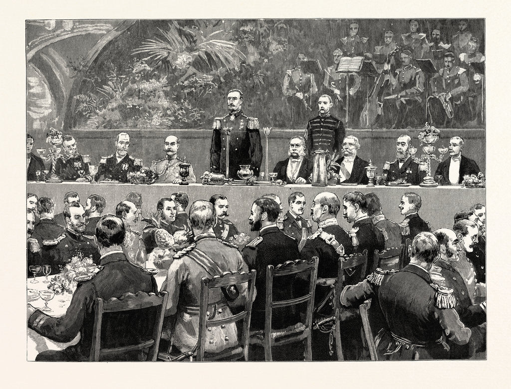 Detail of The Visit of the French Fleet: Admeril Gervais Returning Thanks by Anonymous