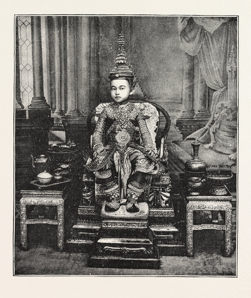 Detail of The Crown Prince of Siam in State Robes by Anonymous