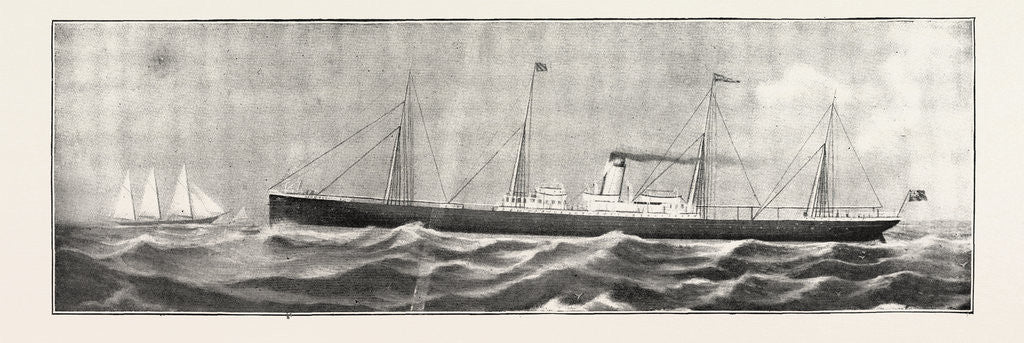 Detail of The S.S. Cheshire, the New Steamer for Rangoon and Burma Direct by Anonymous