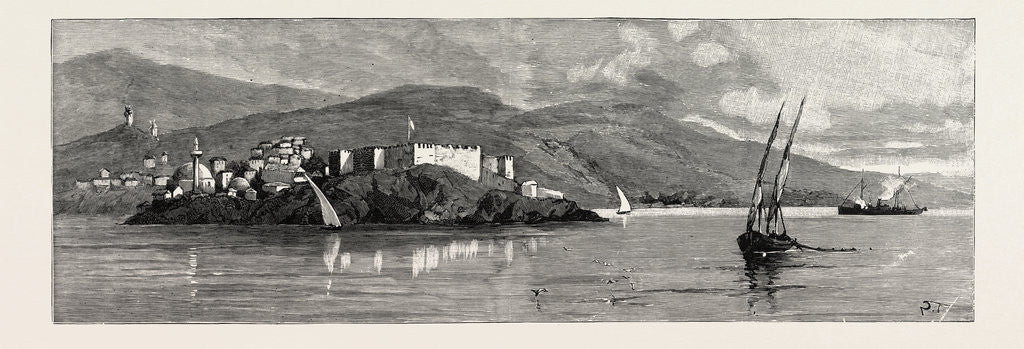 Detail of The Eastern Question, Port Sigri, in Mitylene, Falsely Reported to Have Been Occupied by a British Force by Anonymous