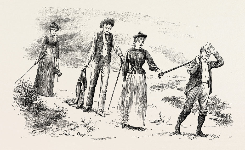 Detail of The Holiday Season in Wales, the Ascent of Snowdon: Afternoon: The Party Returns by Anonymous