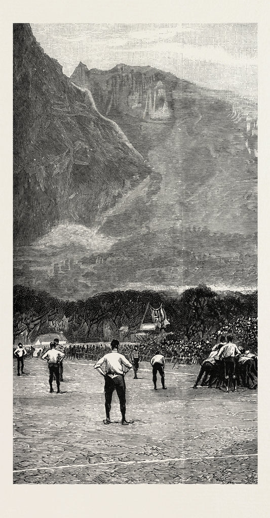 Detail of The English Football Team in South Africa, the Last Match at Cape Town by Anonymous