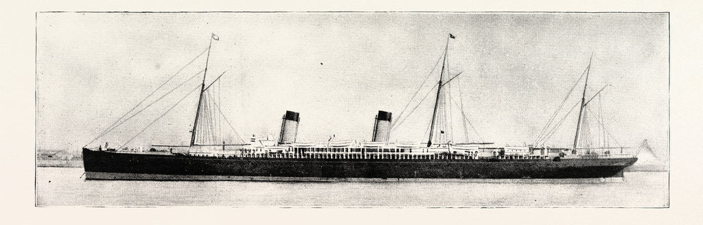 Detail of The S.S. Teutonic which Has Made the Fastest Passages on Record, Westwards and Eastwards, Across the Atlantic by Anonymous
