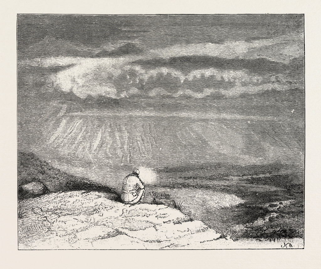 Detail of Deer Stalking in the Forest of the Black Mount, Argyllshire: The Shot in Corrie Guisechan by Anonymous