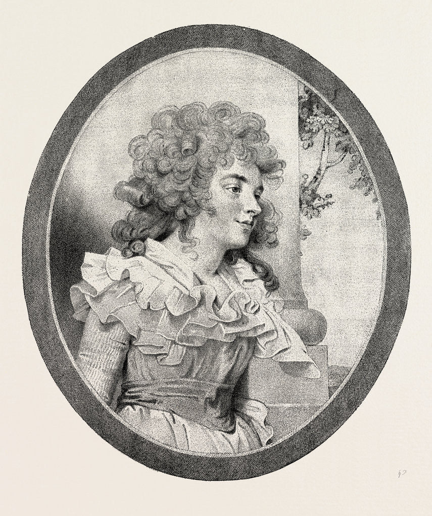 Detail of Georgina Spencer, Duchess of Devonshire by Anonymous